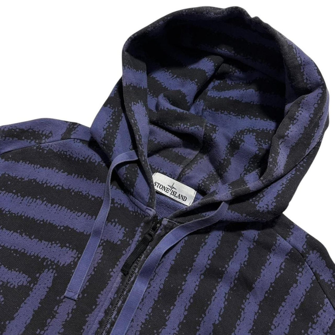 Stone Island Maze Camo Full Zip Hoodie