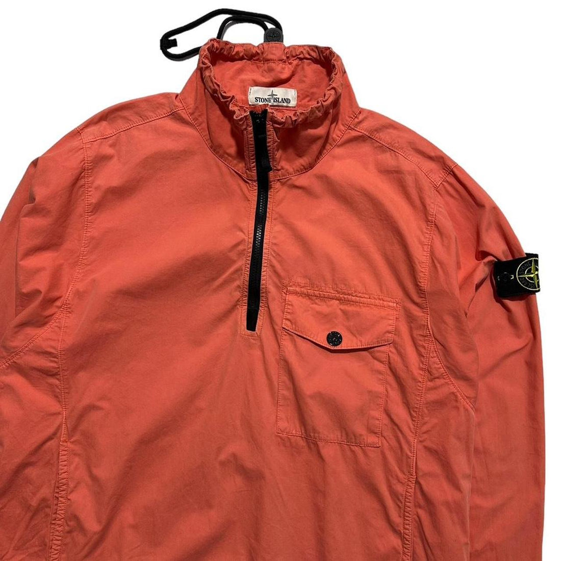 Stone Island Zip Down Pullover Canvas Smock