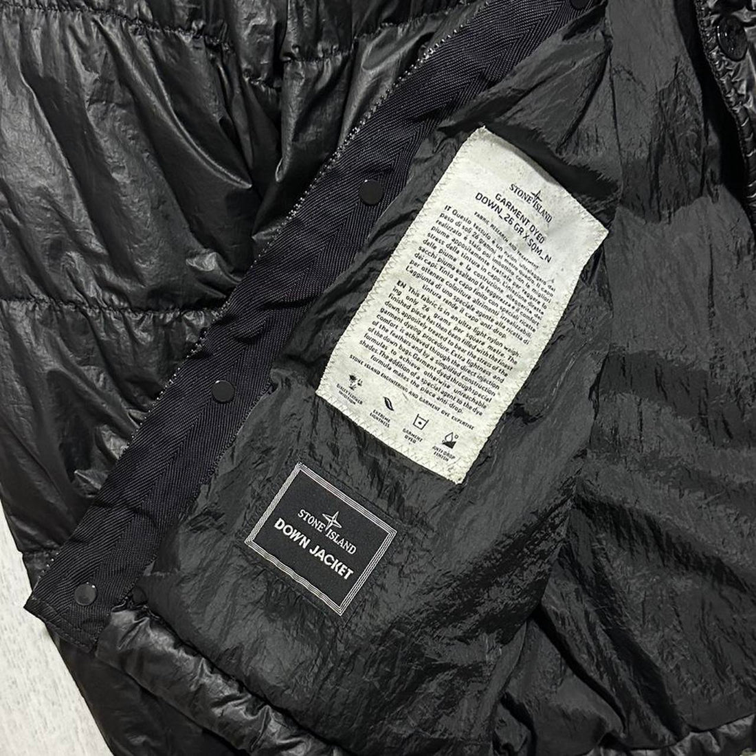 Stone Island Garment Dyed Down Jacket