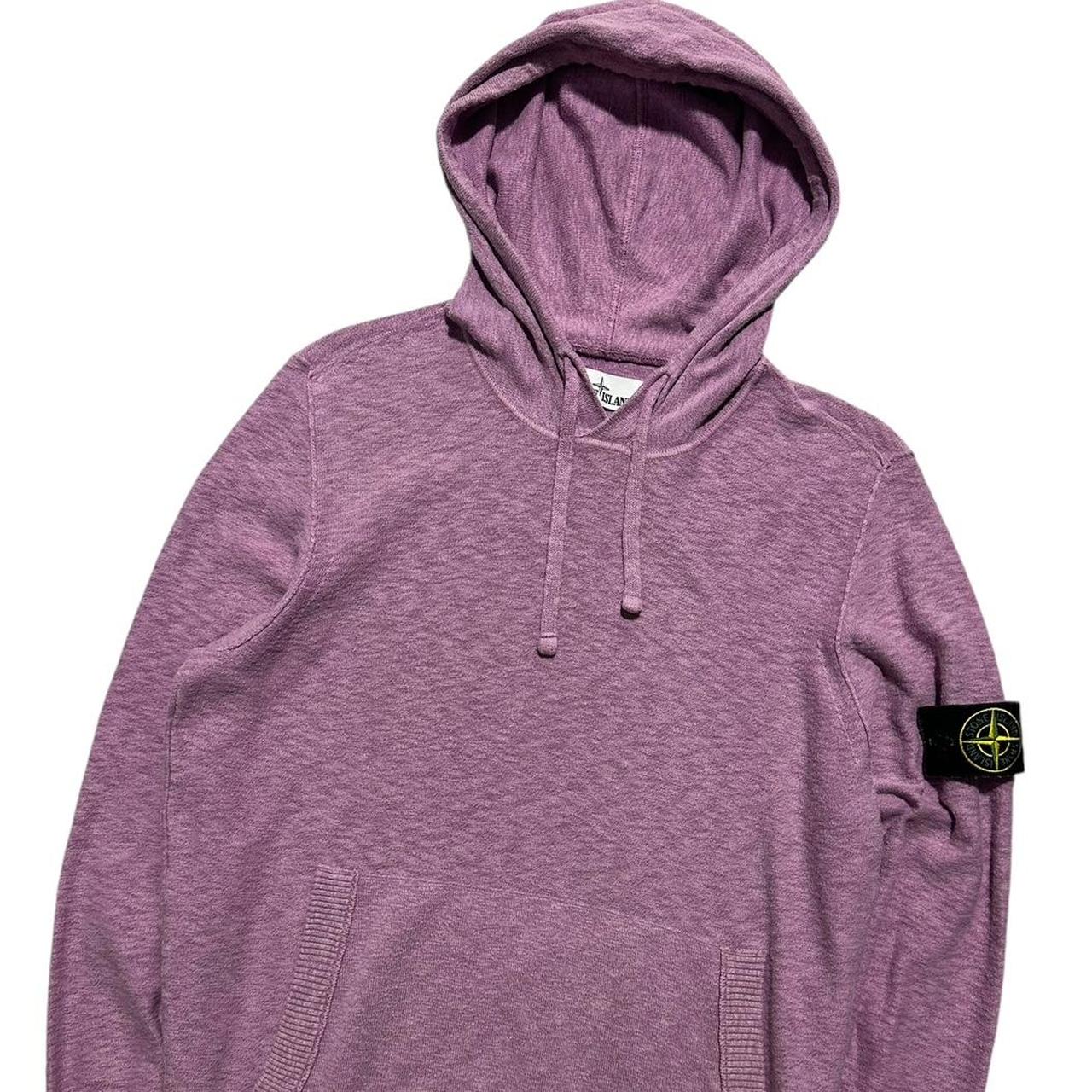 Stone Island Pink Pullover Hoodie