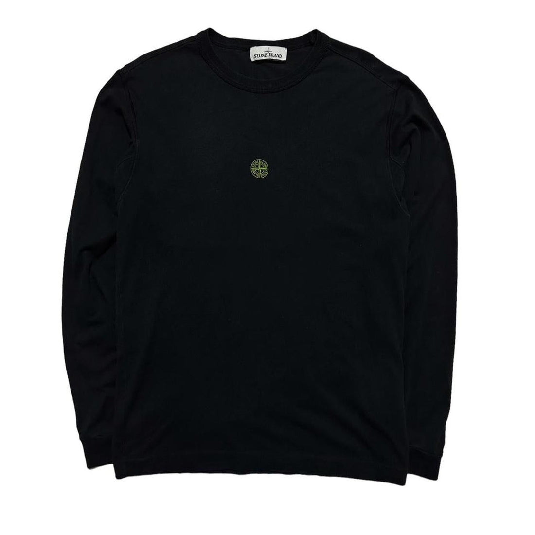 Stone Island Blur Logo Long Sleeve Top