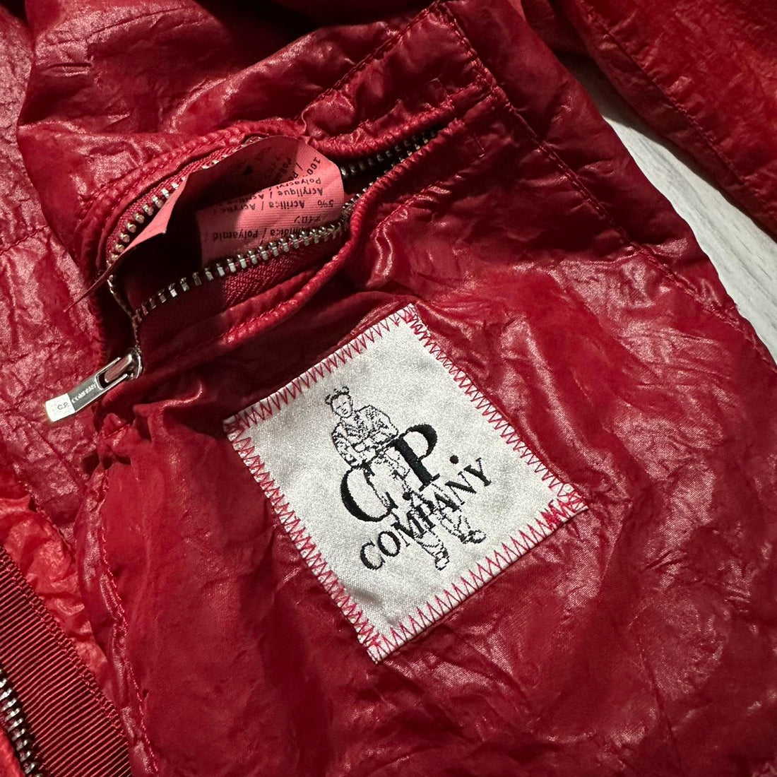 CP Company Red Goggle Jacket