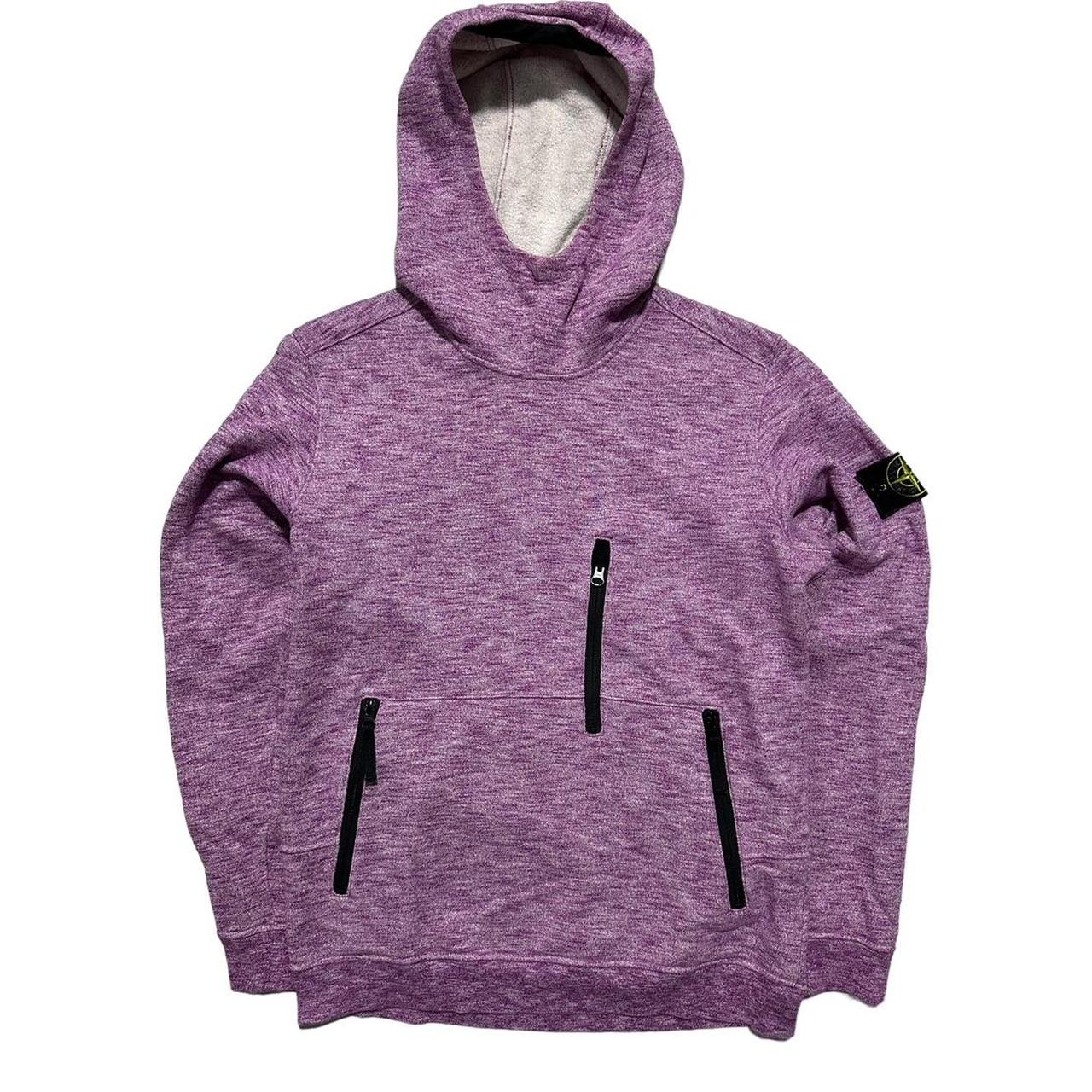 Stone Island Pink Grain Pullover Hoodie TobyTides