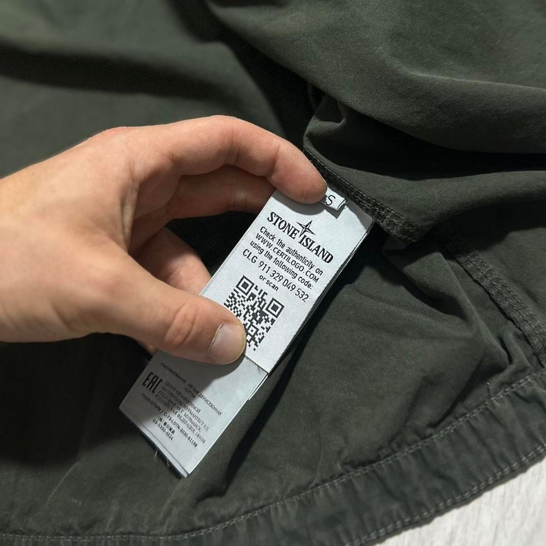 Stone Island Green Overshirt