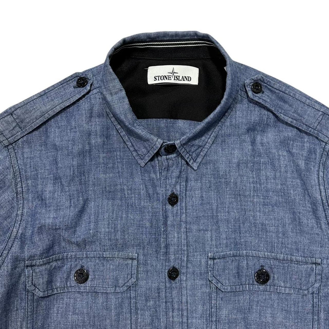 Stone Island Denim Chambray Shirt