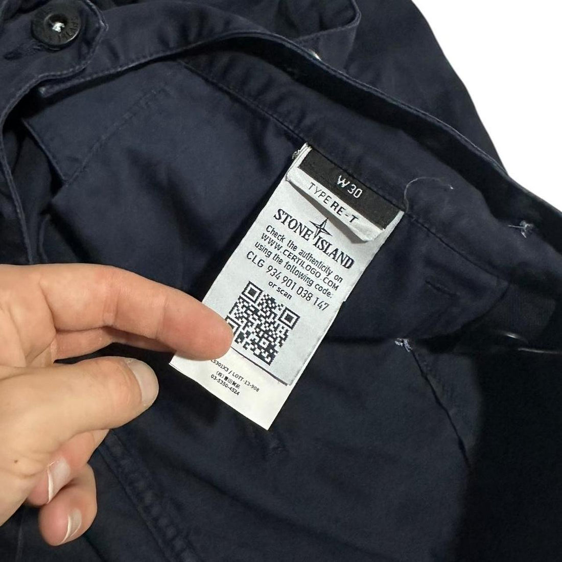 Stone Island Marina Blue Trousers