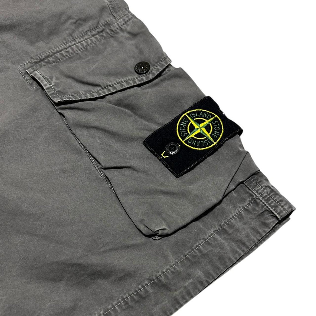 Stone Island Canvas Cargo Shorts