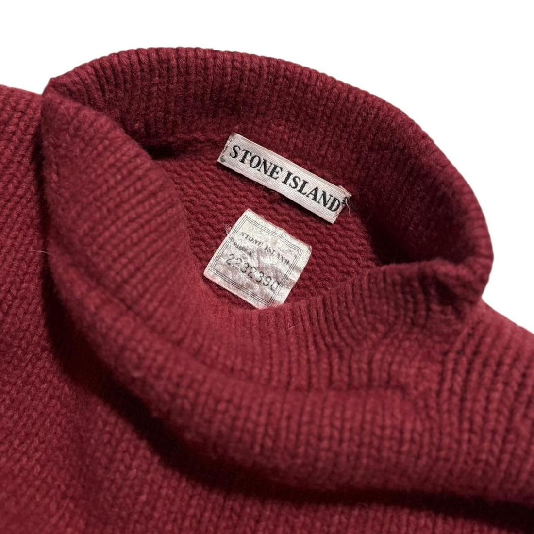 Stone Island 1980's Heavy Knit Jumper