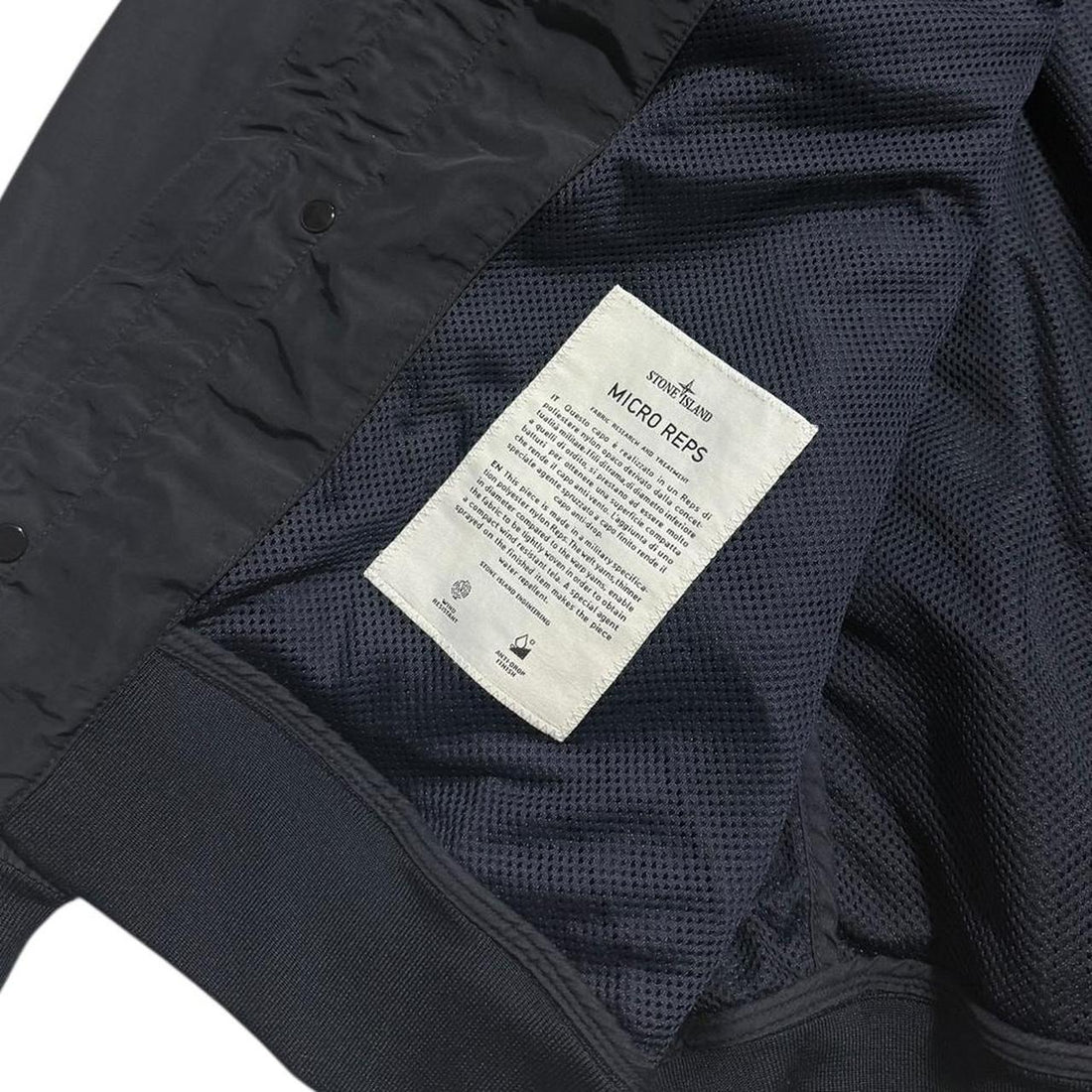 Stone Island Dark Blue Micro Reps Jacket