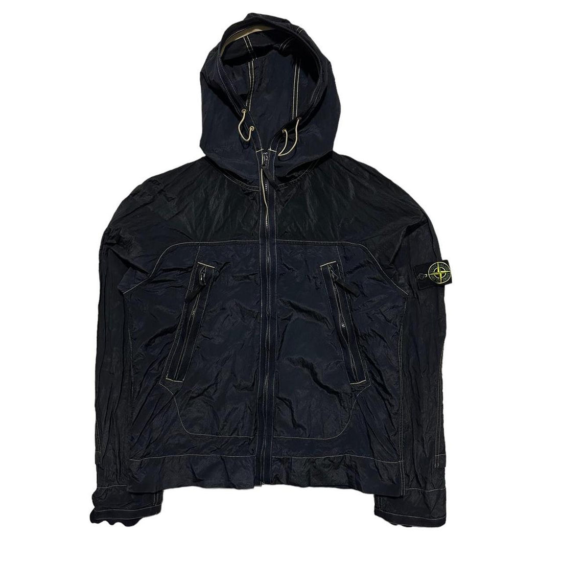 Stone Island Black & gold stich Nylon Jacket