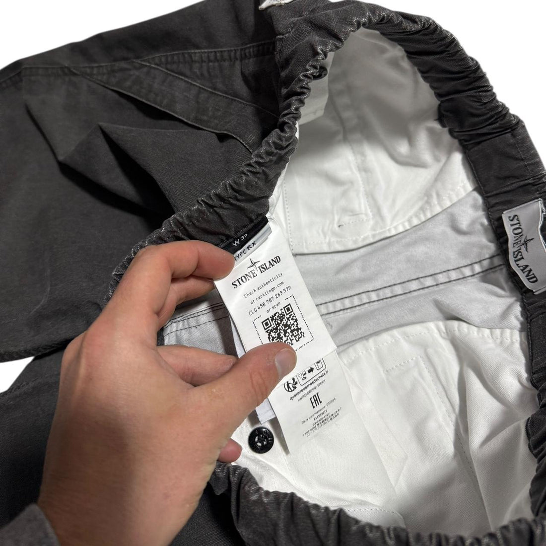 Stone Island Panama Recycled Cargo Trousers