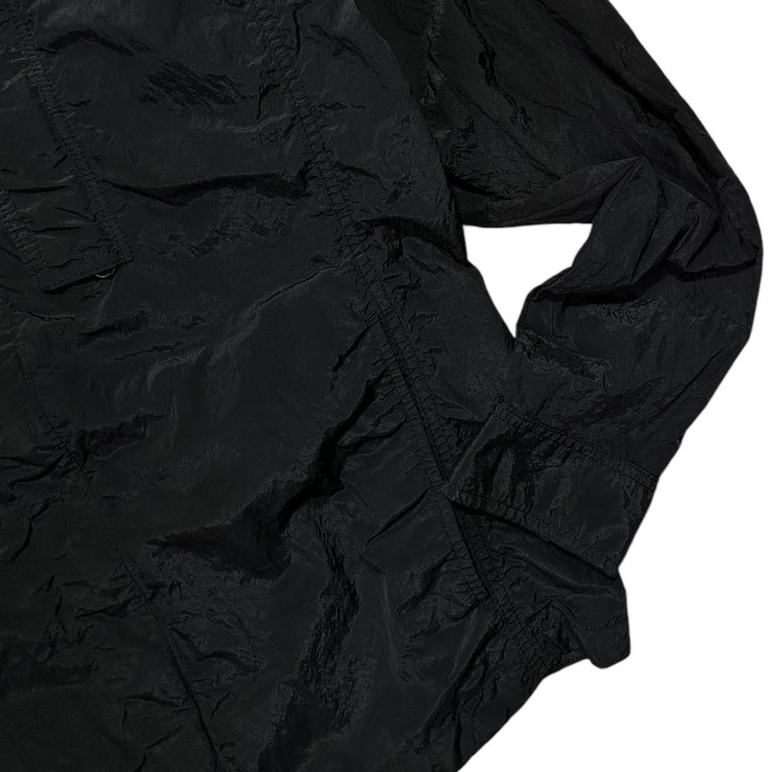 Stone Island Black Nylon Metal Overshirt