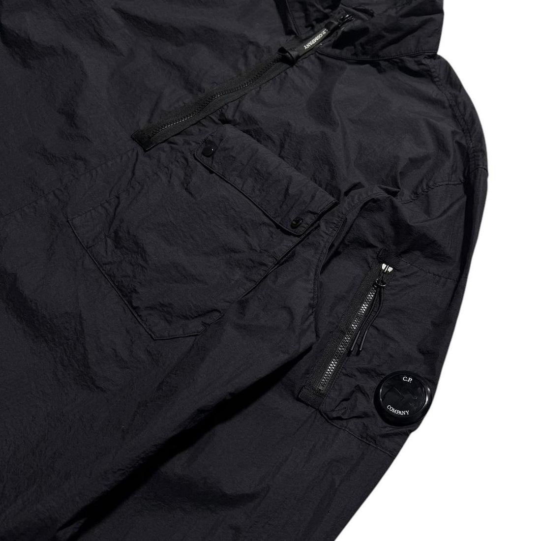 CP company Black Nylon Pullover