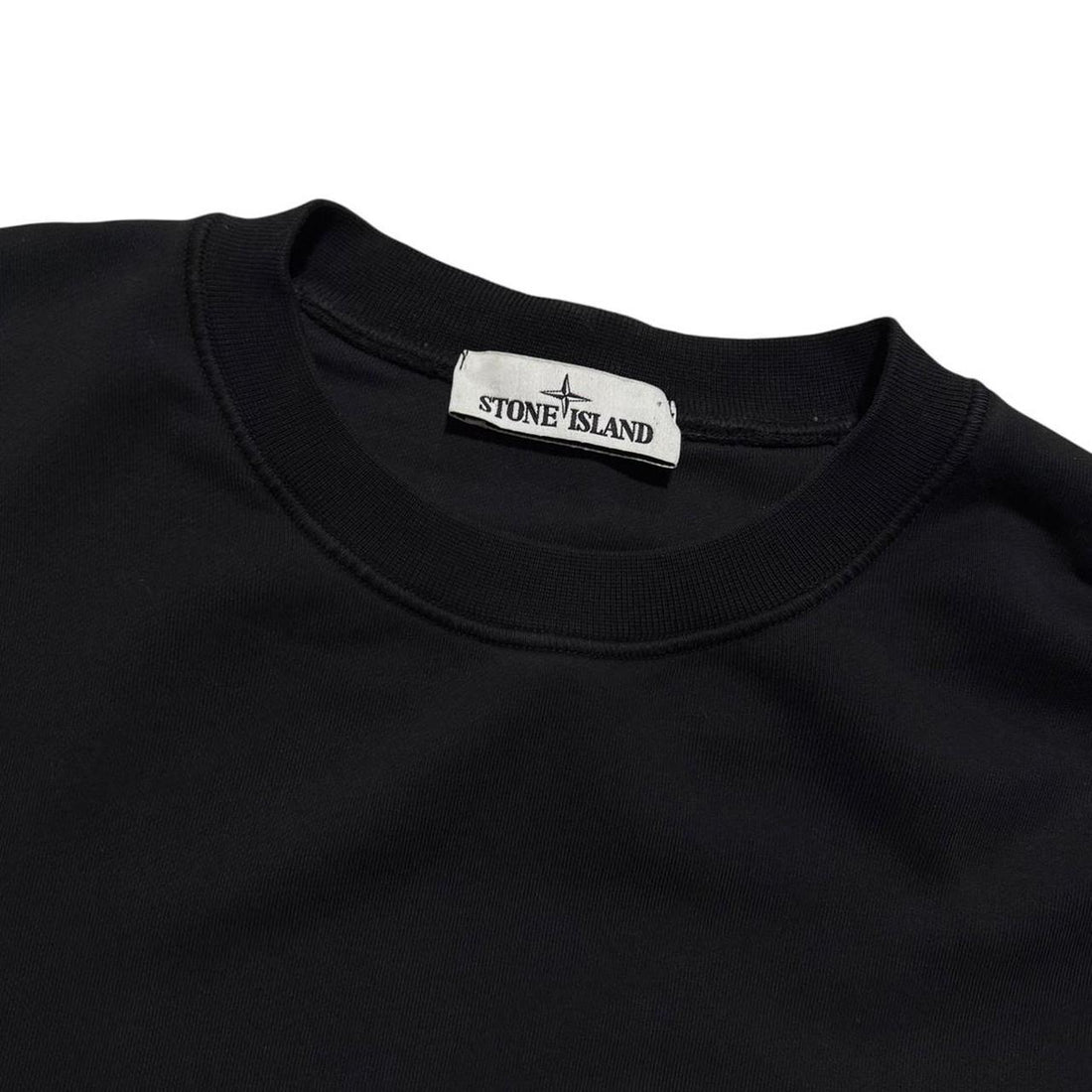 Stone Island Black Pullover Crewneck