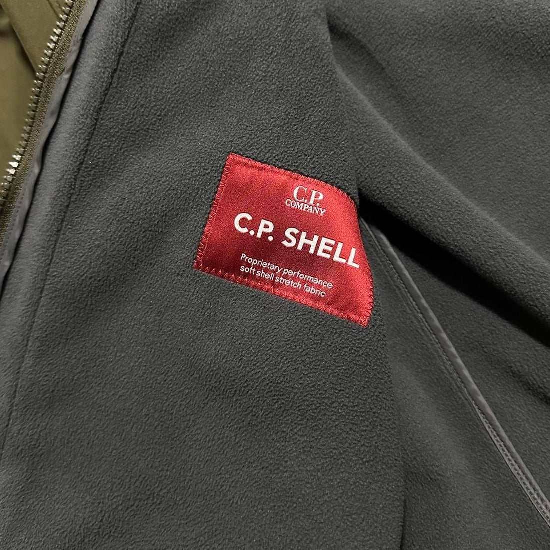 CP Company Green Multipocket Soft Shell Goggle Jacket
