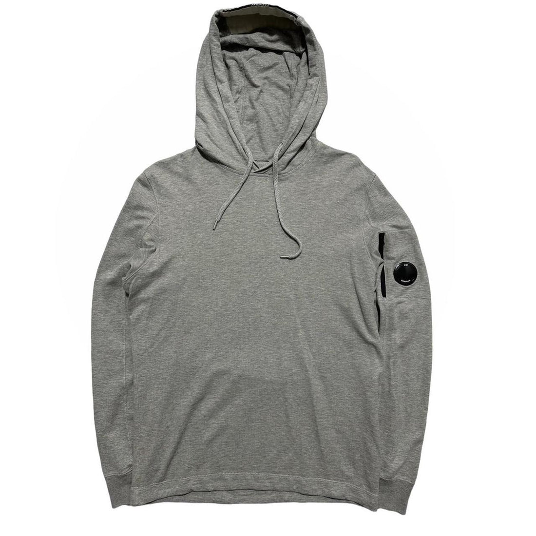 CP Company Grey Pullover Side Lens Hoodie