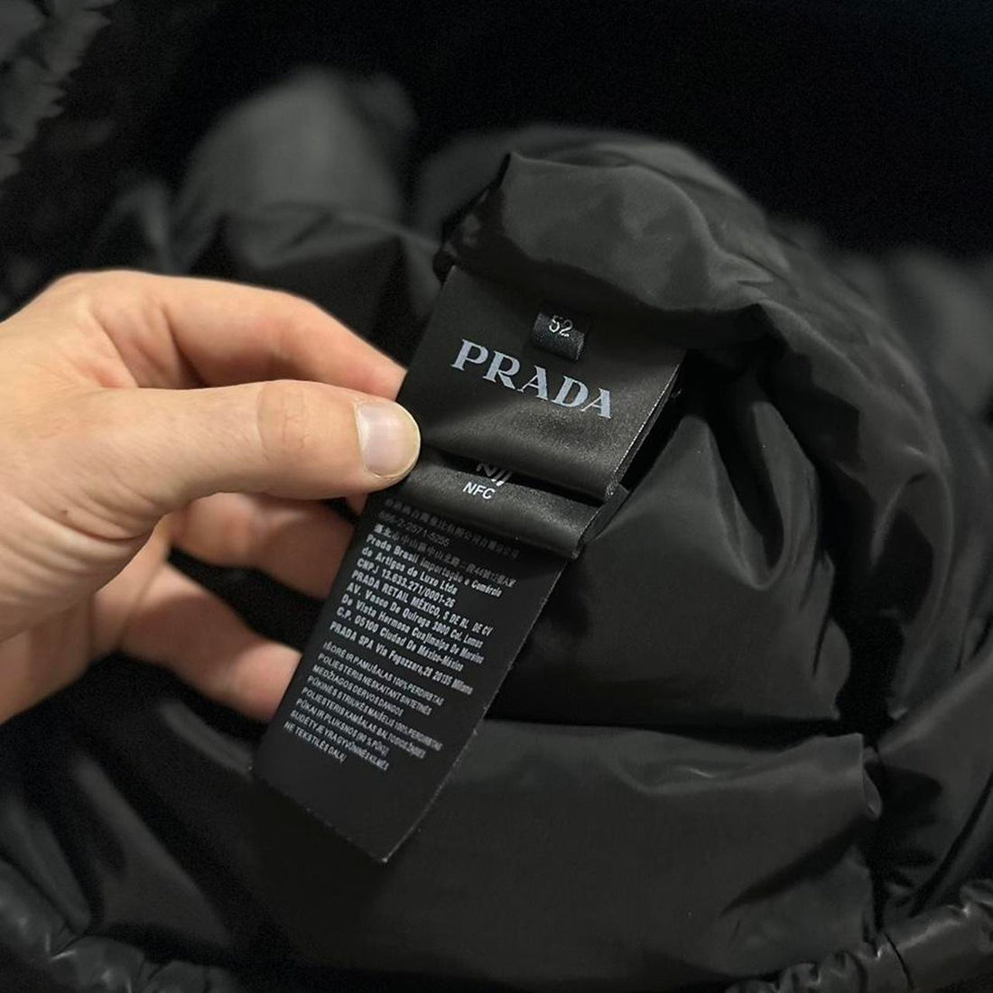 Prada Black Down Jacket