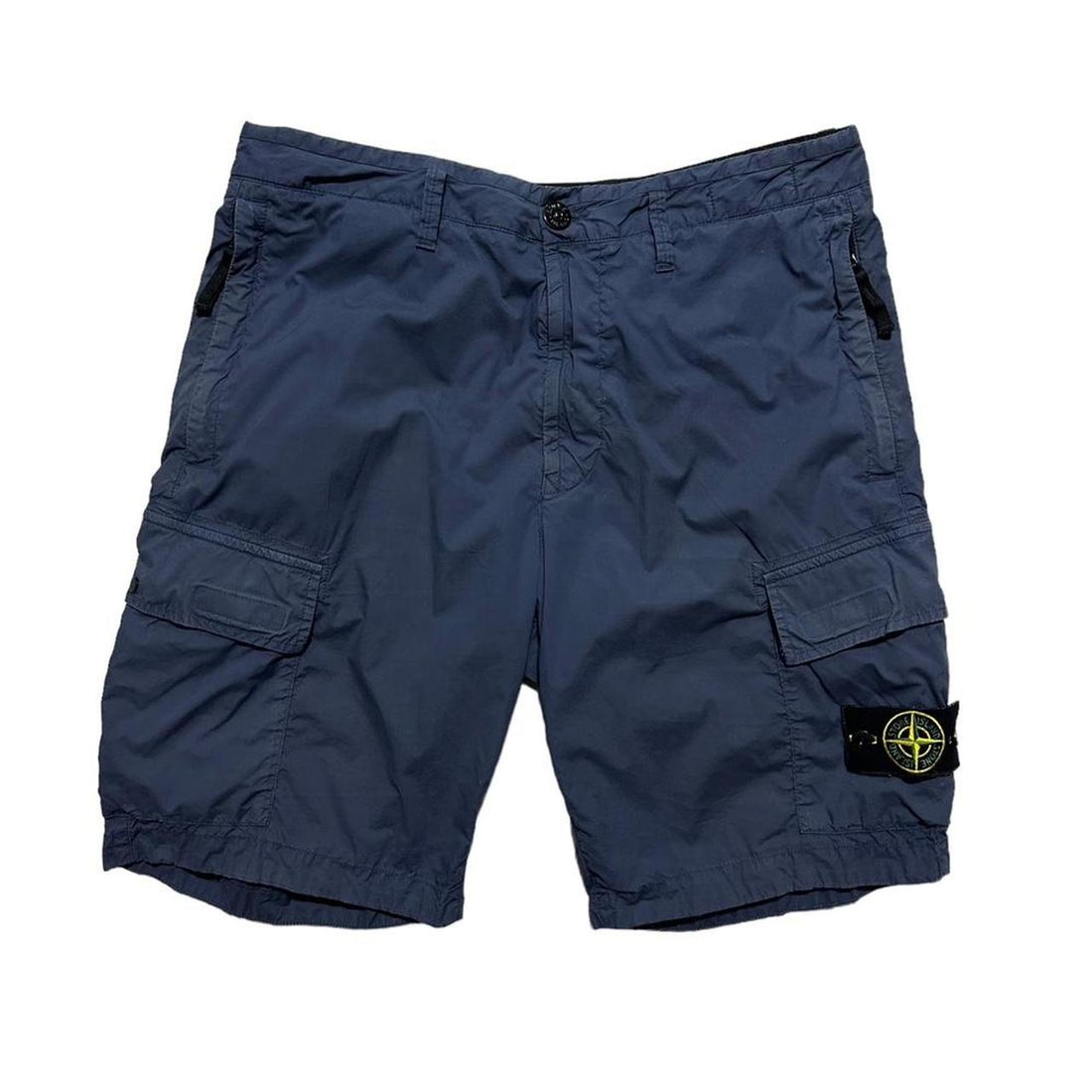 Stone Island Blue Combat Cargo Shorts