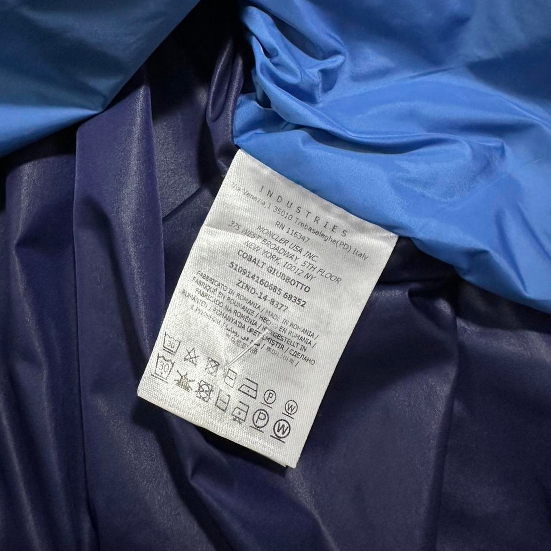 Moncler Cobalt Windbreaker Jacket