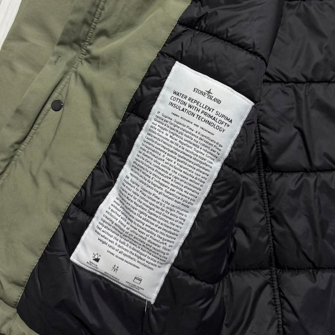 Stone Island Water Repellent Supima Down Jacket