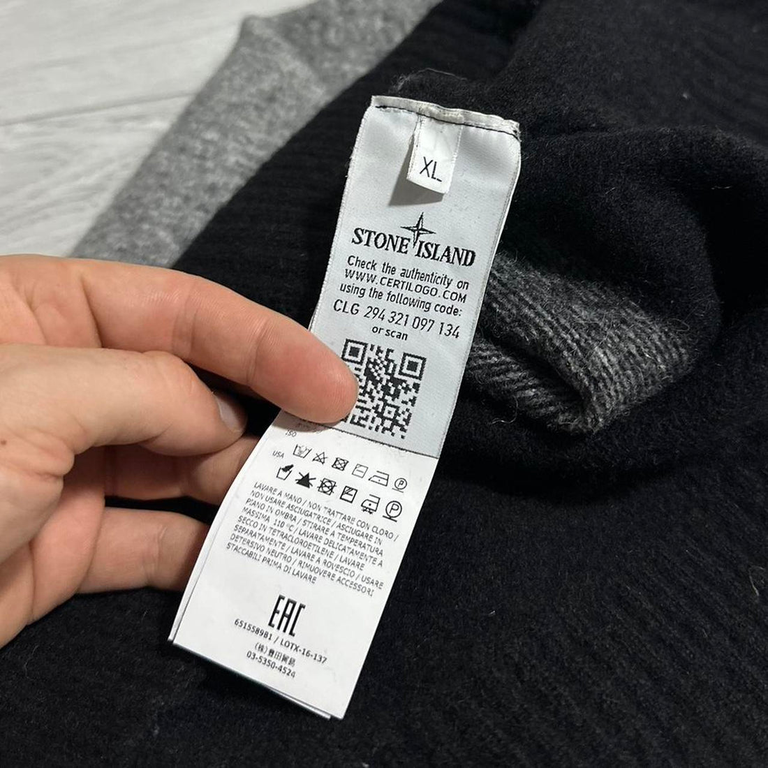 Stone Island Wool Pullover Jumper