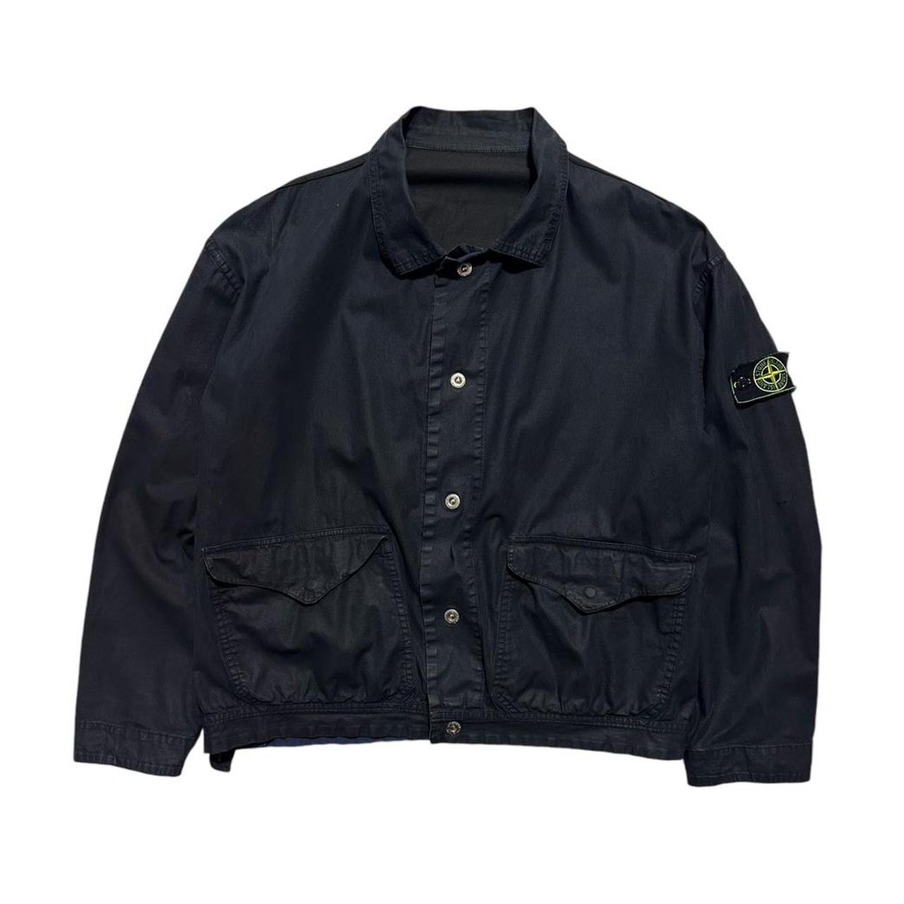 STONE  TELA STELLA ジャケット　ブラック　XL 1989ss STONE ISLAND TELA STELLA JACKET | PLAIRE
