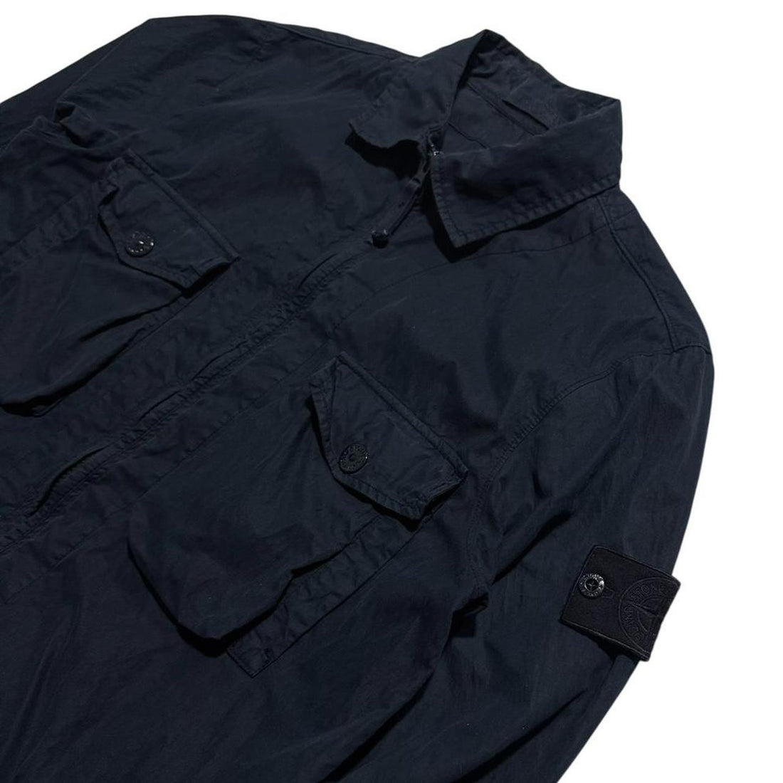 Stone Island Navy Ghost Overshirt