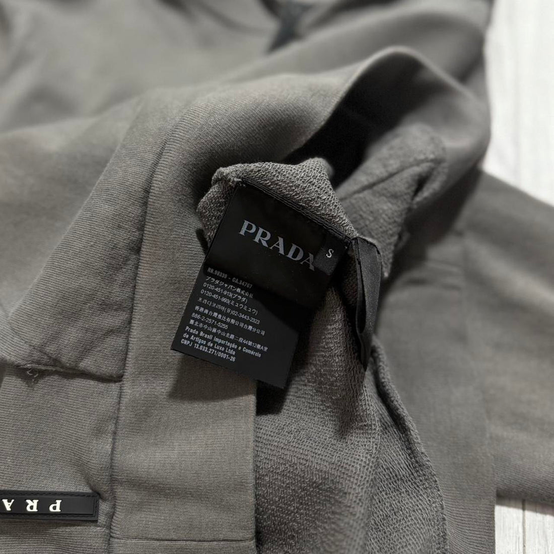 Prada Pullover Cotton Hoodie