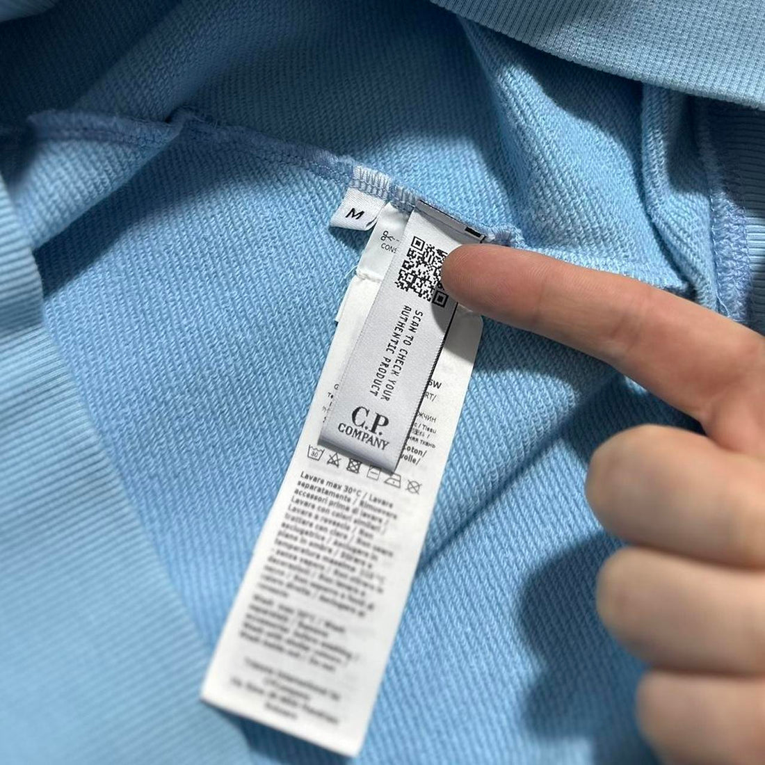 CP Company Baby Blue Pullover Hoodie