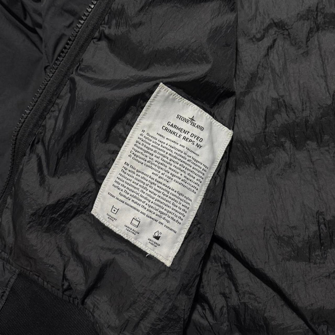 Stone Island Garment Dyed Crinkle Reps Jacket