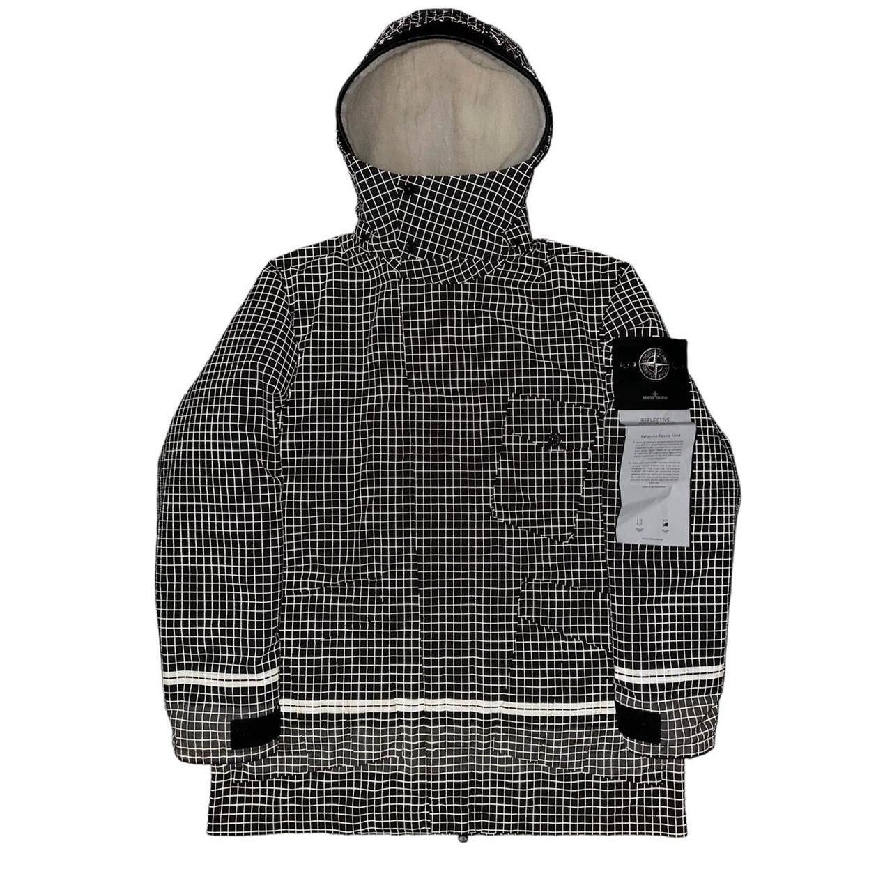 Stone Island Reflective Grid Ripstop Jacket