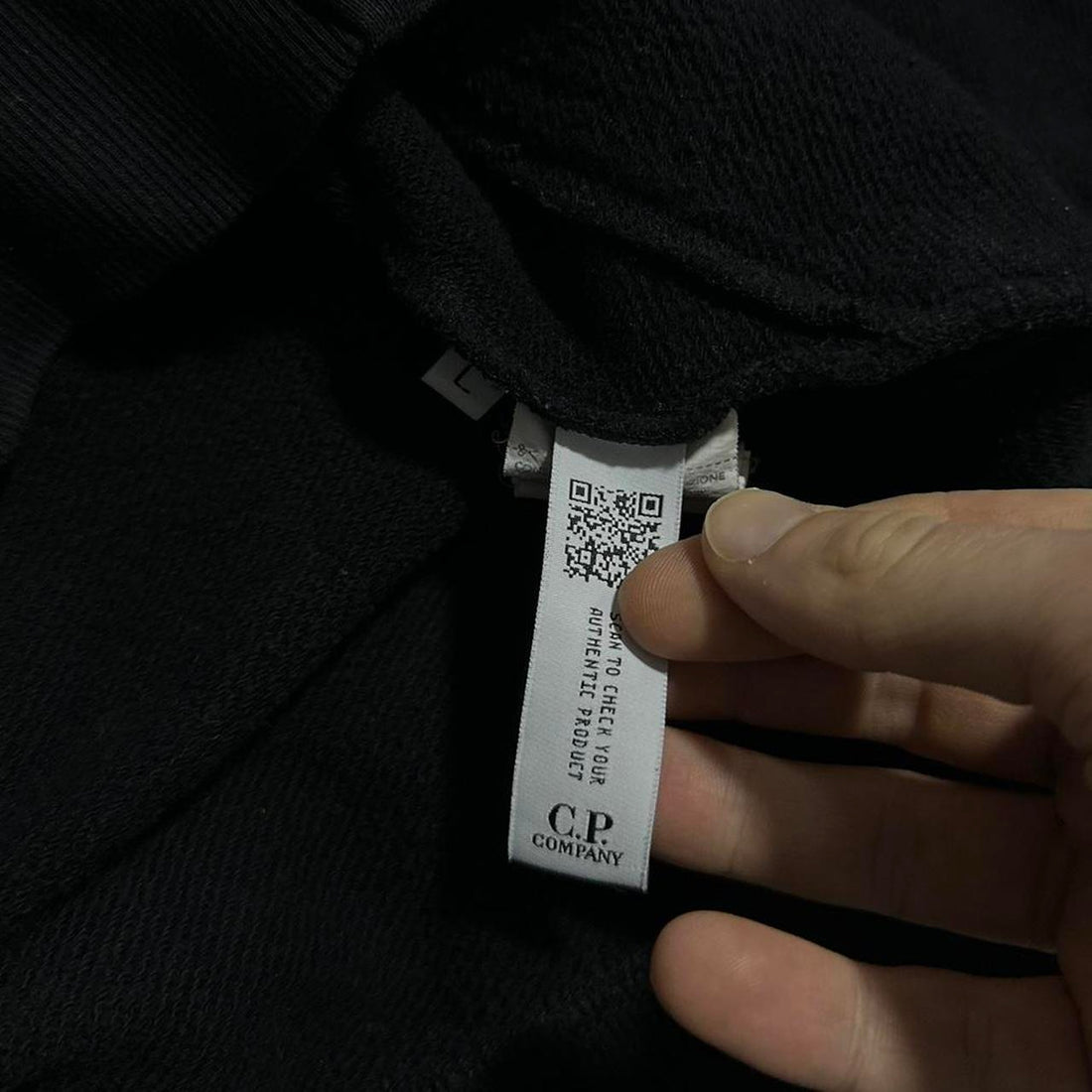 CP Company Black Goggle Hoodie