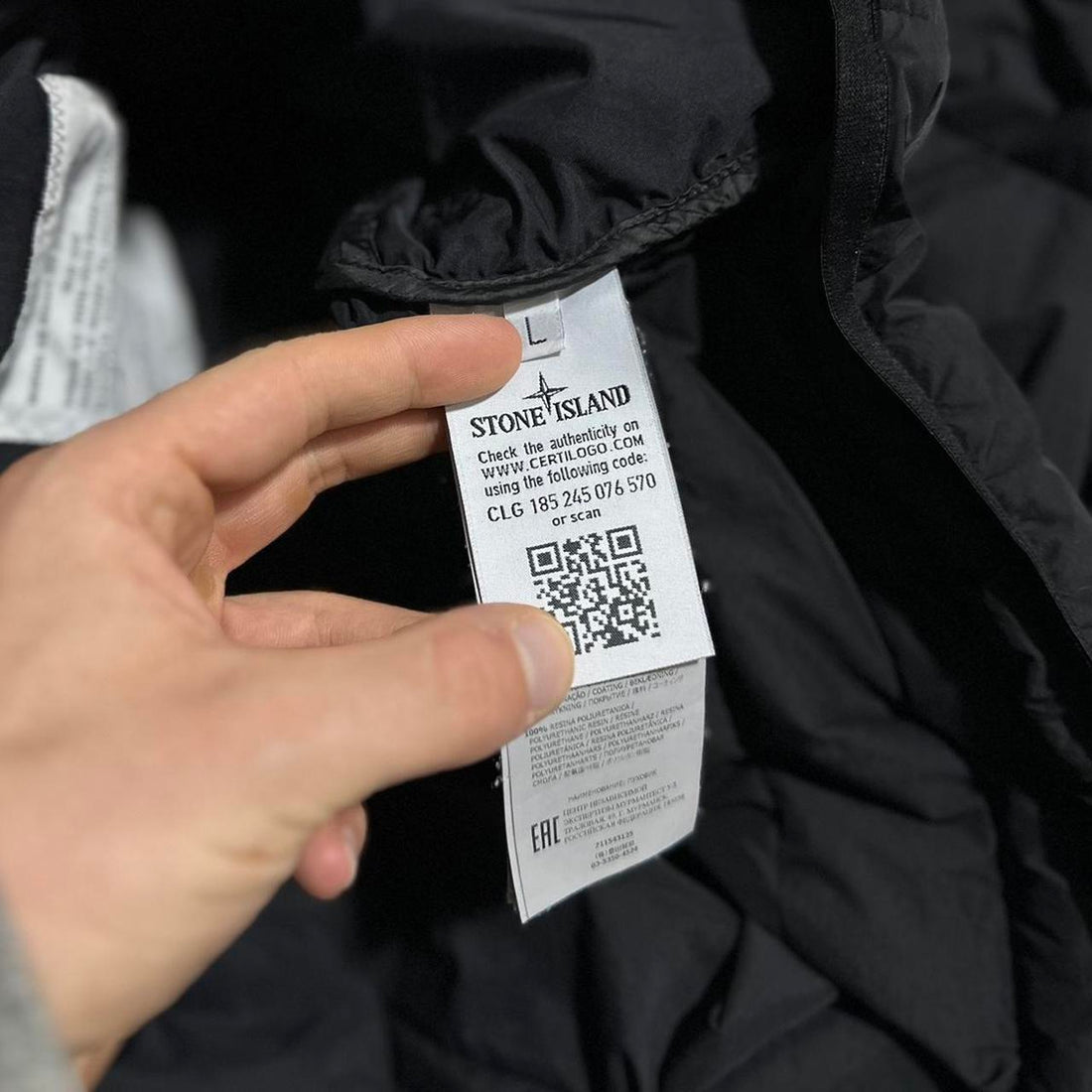 Stone Island Loom Woven Padded Down Jacket