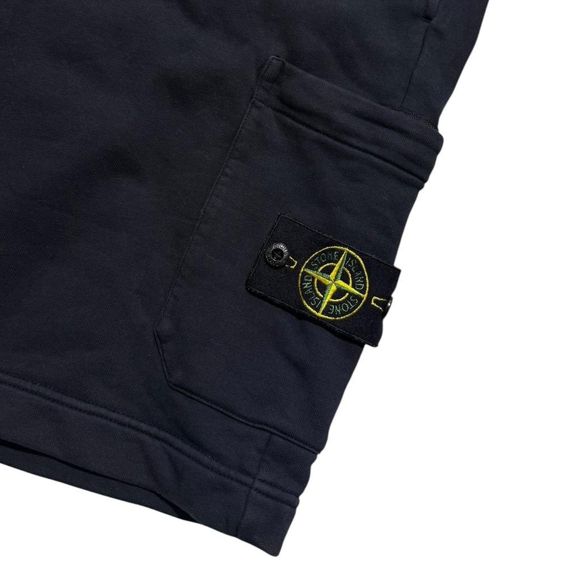 Stone Island Navy Cotton Shorts