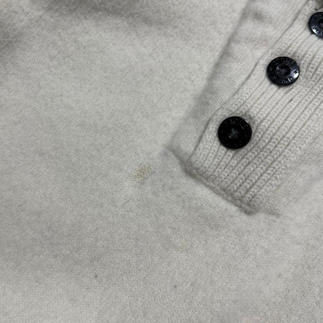 Stone Island Wool Quarter Zip Pullover