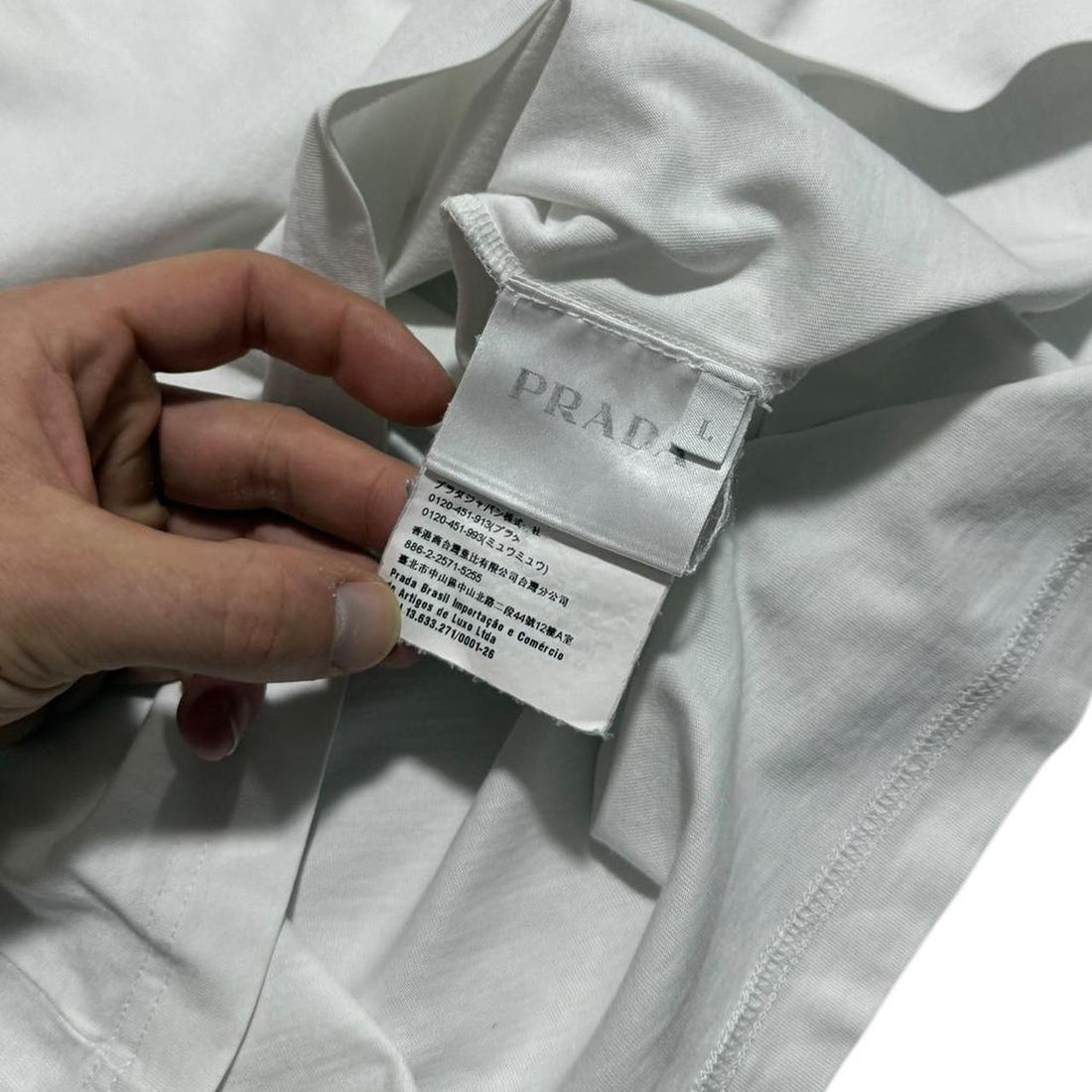Prada Side Logo T-Shirt