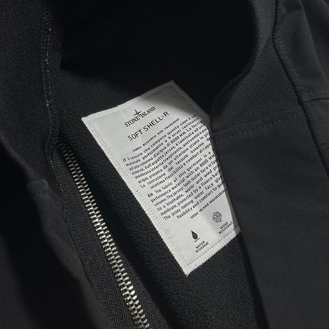 Stone Island Black Soft Shell Jacket
