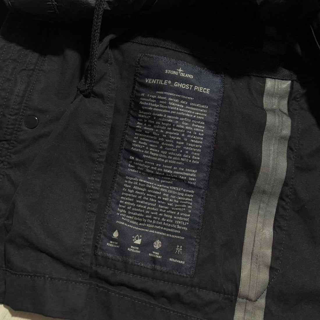 Stone Island Ghost Ventile Down Jacket