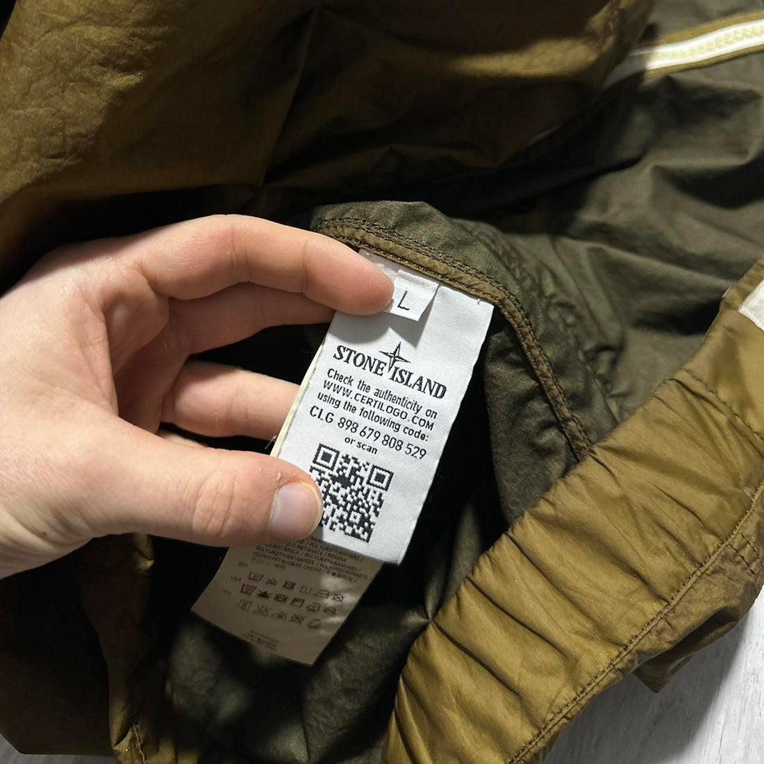 Stone Island Brown Membrana TC Jacket