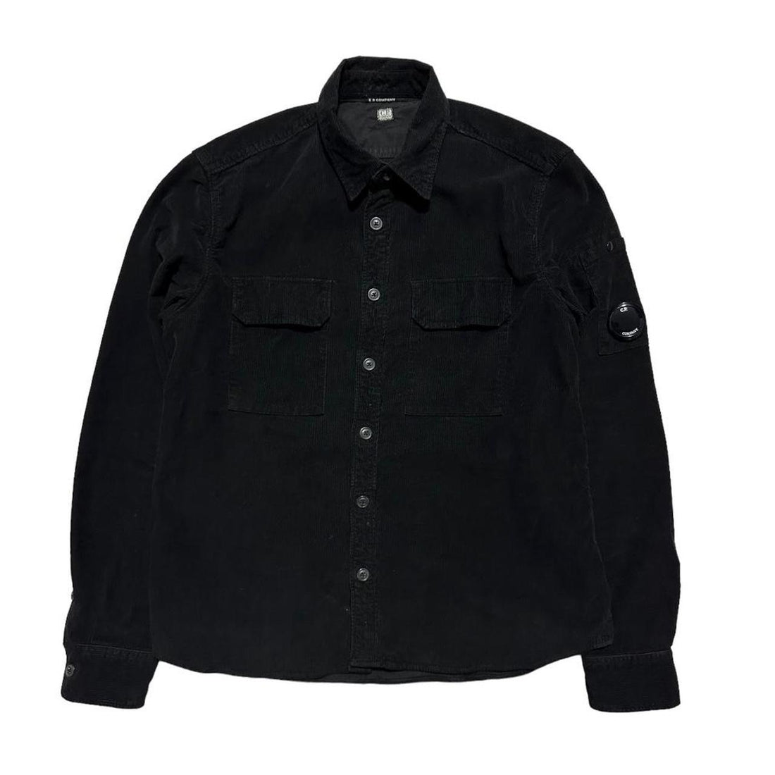 CP Company Thin Black Corduroy Shirt