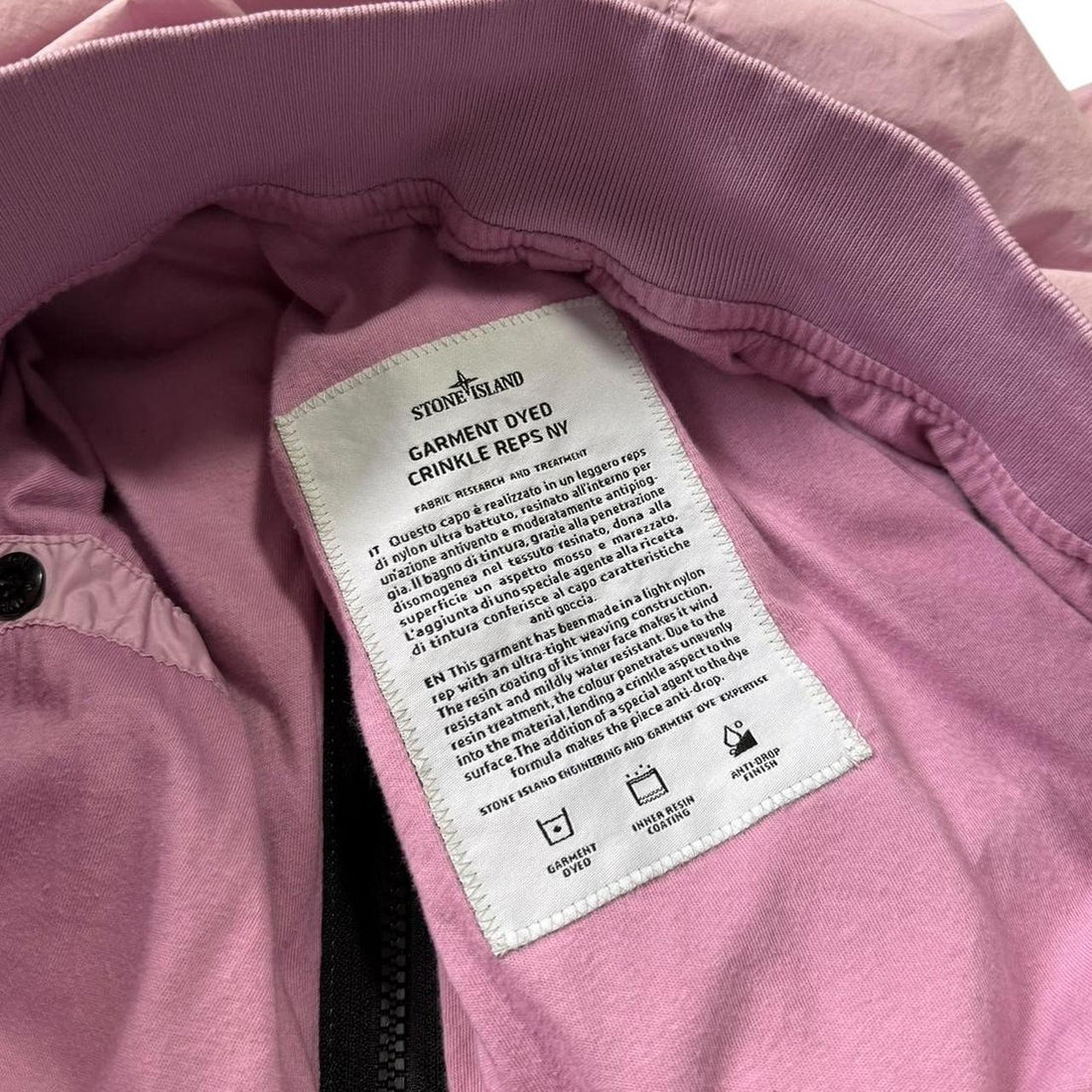 Stone Island Garment Dyed Crinkle Reps Jacket