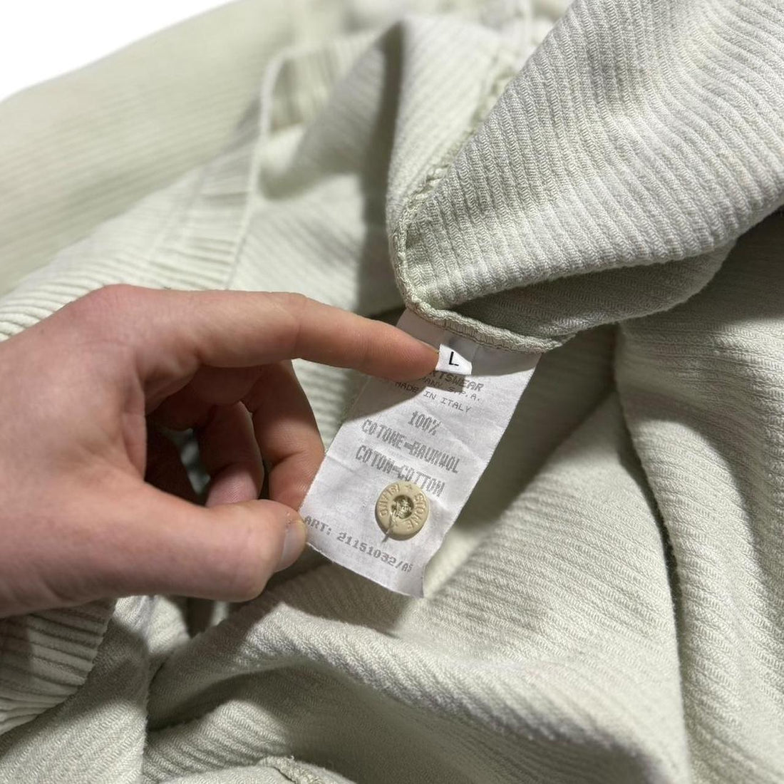 Stone Island Heavy Corduroy Pullover Shirt