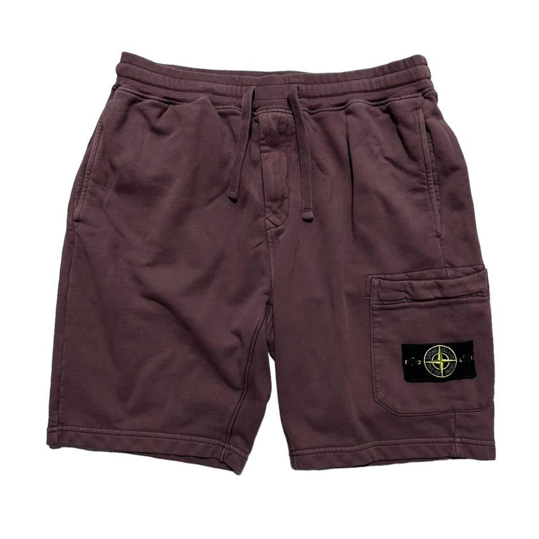 Stone Island Purple Cotton Shorts