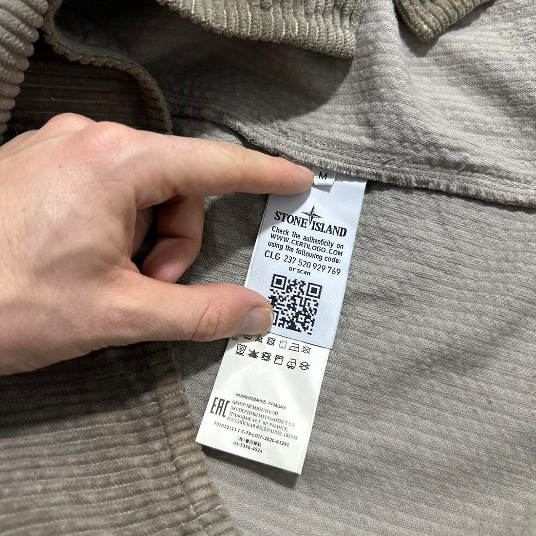 Stone Island Heavy Corduroy Shirt