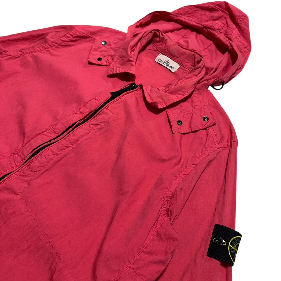 Stone Island Pink Hooded Overshirt