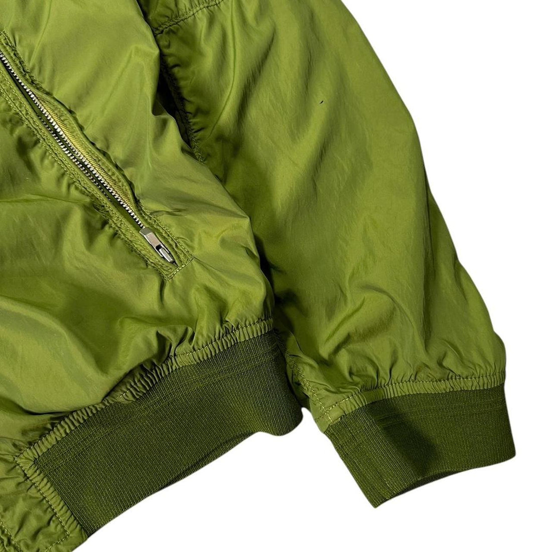 CP Company Green Nylon Goggle Jacket