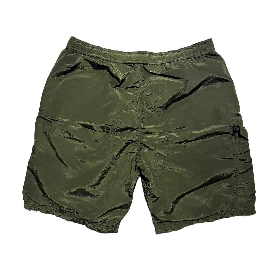 Stone Island Green Nylon Metal Swim Shorts