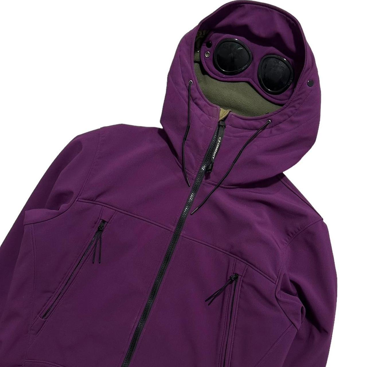 Cp company purple outlet goggle jacket