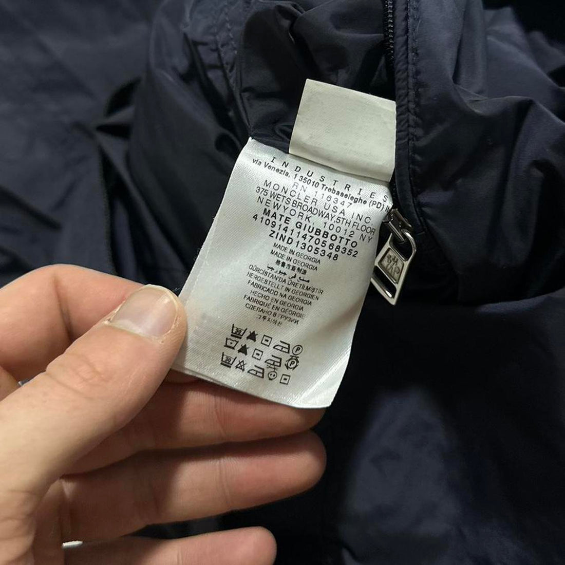 Moncler Mate Black Nylon Jacket