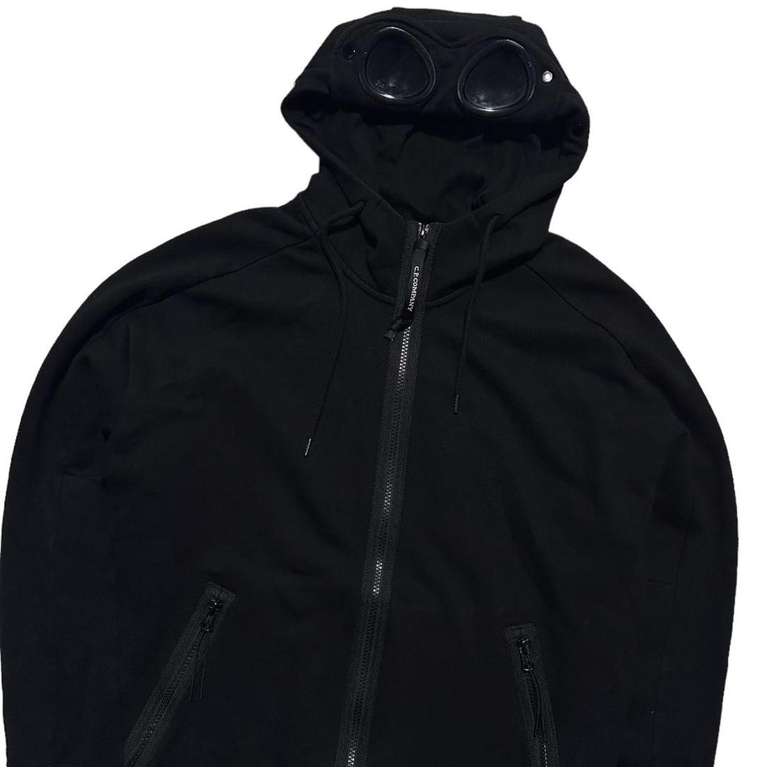 CP Company Black Goggle Hoodie